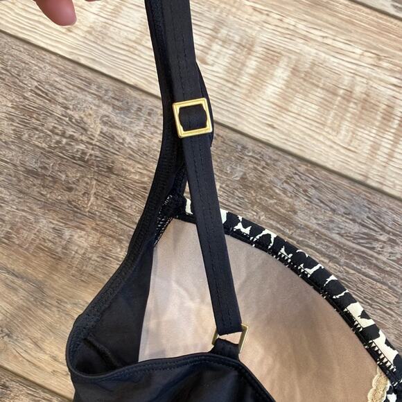 LA BLANCA Chic Animal Print Spot On Spots One Piece Bathing Suit Size 6 - Picture 5 of 9